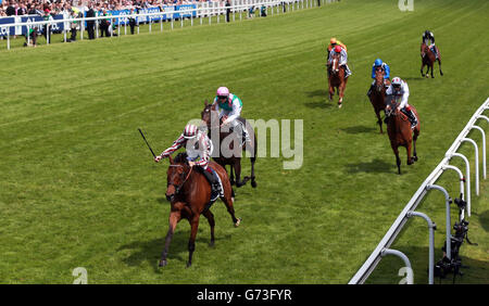 Les courses de chevaux - Investec Derby Day 2014 - Epsom Downs Racecourse Banque D'Images