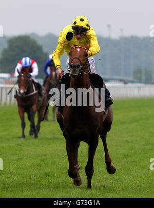 Les courses de chevaux - Derby Day - Hippodrome de Doncaster Banque D'Images