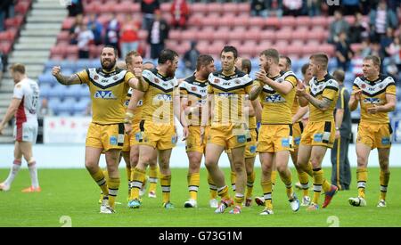 Rugby League - Tetley's Challenge Cup - Quart de finale - Wigan Warriors v Castleford Tigers - DW Stadium Banque D'Images