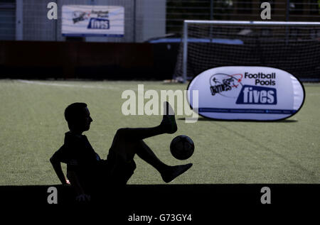 Street Soccer - Jeux - Football Fives - Londres Banque D'Images