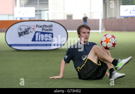 Street Soccer - Jeux - Football Fives - Londres Banque D'Images