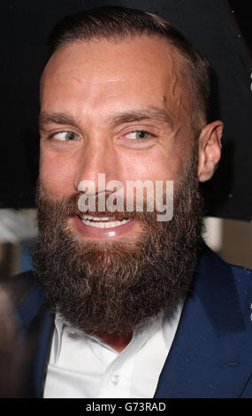 Calum Best arrive pour les prix Pride of Ireland célébrant les héros méconnus du pays au Mansion House de Dublin. Banque D'Images