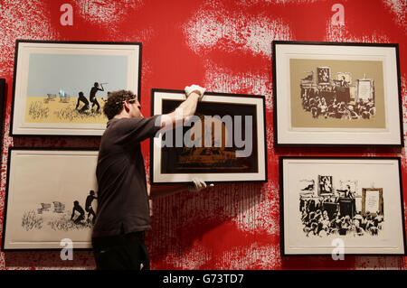 Exposition d'art bansky S2 Gallery Banque D'Images