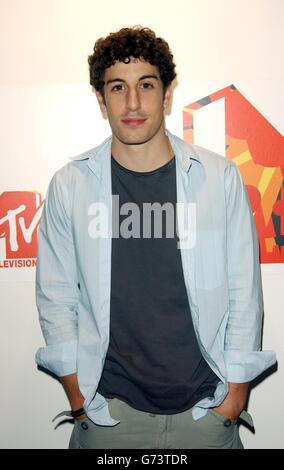 Jason Biggs MTV's TRL - Total Request Live - Afficher Banque D'Images