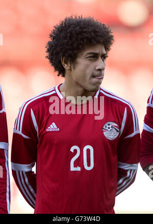 Football - International friendly - Jamaïque / Egypte - Matchroom Stadium. Hussin Elsayed, Égypte Banque D'Images