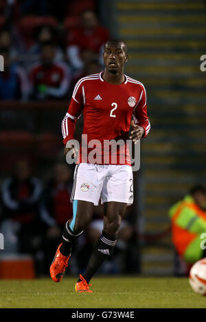 Football - International friendly - Jamaïque / Egypte - Matchroom Stadium. LYA Ghazal, Égypte Banque D'Images