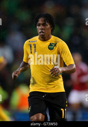 Football - International friendly - Jamaïque / Egypte - Matchroom Stadium. Romario Campbell, Jamaïque Banque D'Images