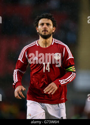 Football - International friendly - Jamaïque / Egypte - Matchroom Stadium. Hossam Ghaly, Égypte Banque D'Images