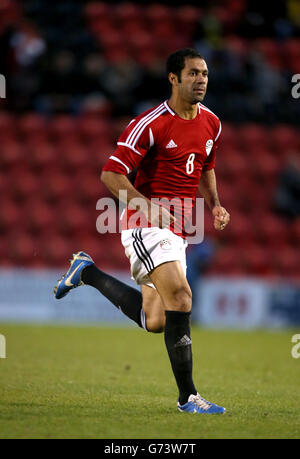 Football - International friendly - Jamaïque / Egypte - Matchroom Stadium. Hossni Abdrabo, Égypte Banque D'Images