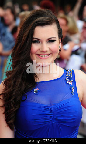 Charlotte Jaconelli assister à la première Walking on Sunshine au vue West End, Leicester Square, Londres. APPUYEZ SUR ASSOCIATION photo. Date de la photo: Mercredi 11 juin 2014. Le crédit photo devrait se lire comme suit : Ian West/PA Wire Banque D'Images