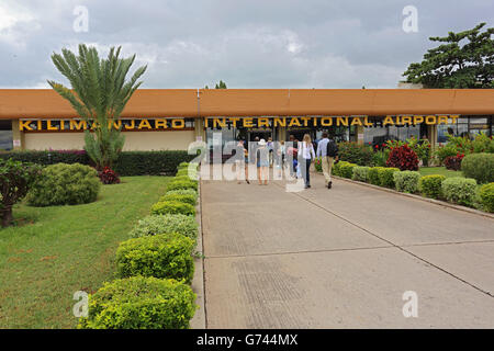 L'Aéroport International du Kilimandjaro, Tanzanie, Afrique du Sud Banque D'Images