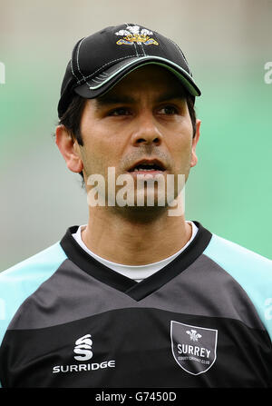 Cricket - Liverpool Victoria County Championship - Division 2 - troisième jour - Surrey / Worcestershire - The Kia Oval. Vikram Solanki, Surrey Banque D'Images