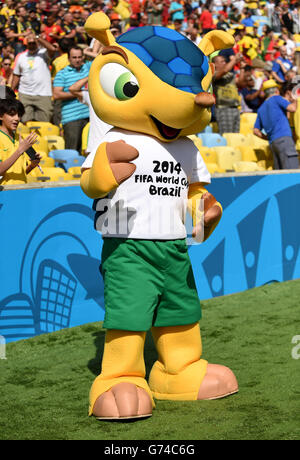 Peluche Fuleco 22 Cm – Mascotte Officielle De La Coupe Du Monde 2014, Avec Ballon Sur La Main – Collection Ou Cadeau