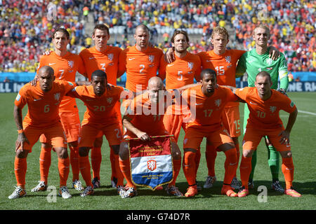 Football - Coupe du Monde FIFA 2014 - Groupe B - Pays-Bas / Chili - Arena Corinthiens Banque D'Images