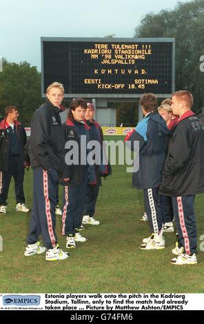 Coupe Soccer-World Qualifier-Estonia v Ecosse Banque D'Images