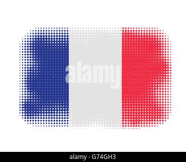 Symbole du drapeau France background illustration vecteur de demi-teinte Illustration de Vecteur