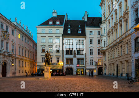 Judenplatz, Vienne, Autriche Banque D'Images