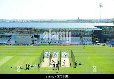 Cricket - Investec Deuxième Test - Angleterre v Sri Lanka - France Session de formation et conférence de presse - Headingley Banque D'Images