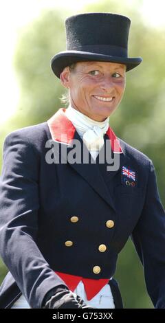 MARY KING EVENTING Banque D'Images