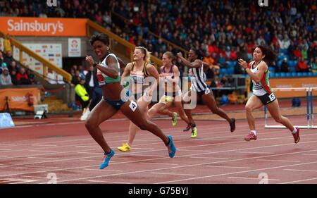 Athlétisme - Sainsbury's British Championships - Day One - Alexander Stadium.Tiffany porter remporte les 200 m haies lors des Championnats britanniques de Sainsbury au stade Alexander, à Birmingham. Banque D'Images