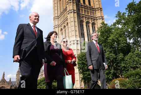 Les membres du Sinn Fein visiter Londres Banque D'Images