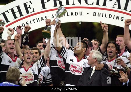 Llanelli v Ponty/tasse Banque D'Images