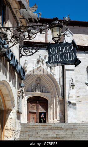 Meson del Cid sur le Camino de Santiago, Burgos Banque D'Images