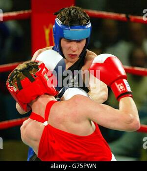 Mark Hastie v Jamie Arthur Banque D'Images