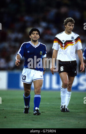 Allemagne finale de la Coupe du Monde 1990 par saillier