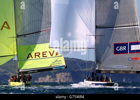 America's Cup - Team GBR Banque D'Images