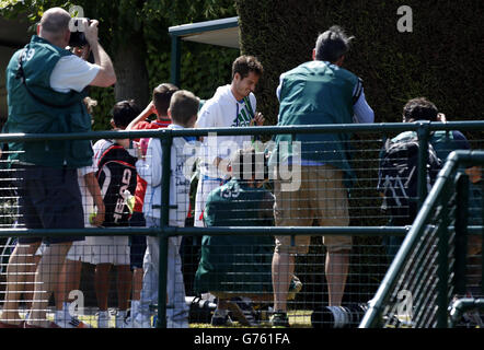 Tennis - 2014 de Wimbledon - Jour 7 - Le All England Lawn Tennis et croquet Club Banque D'Images