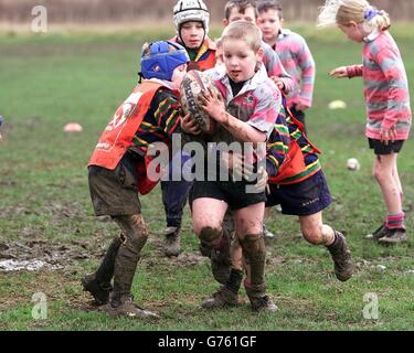 Lloyds TSB Mini Festival de Rugby Banque D'Images