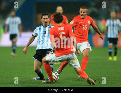 Football - Coupe du Monde FIFA 2014 - Semi Final - Pays-Bas / Argentine - Arena de Sao Paulo Banque D'Images