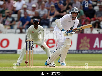 Cricket - Investec Série Test - Premier Test - Angleterre v Inde - Jour trois - Trent Bridge Banque D'Images