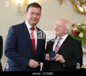 Remaniement ministériel du Gouvernement irlandais Banque D'Images