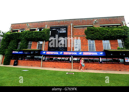 Courses hippiques - Festival de juillet - Darley July Cup Day - Hippodrome de Newmarket. Vue générale de l'hippodrome de Newmarket Banque D'Images