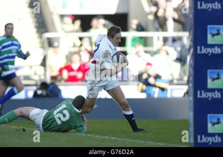 Six Nations : l'Angleterre / Irlande Banque D'Images