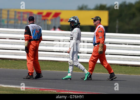 Motor Racing - Championnat du Monde de Formule 1 - Grand Prix de Grande-Bretagne 2014 - Race - Circuit de Silverstone Banque D'Images