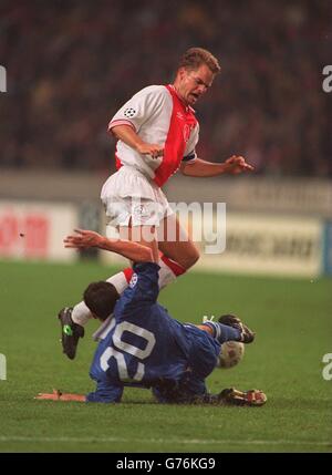 Le soccer ... Ligue des Champions ... AFC Ajax Amsterdam v Glasgow Rangers FC Banque D'Images