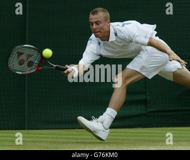 Lleyton Hewitt Wimbledon Banque D'Images