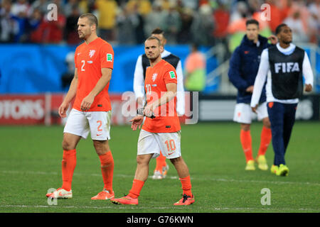 Football - Coupe du Monde FIFA 2014 - Semi Final - Pays-Bas / Argentine - Arena de Sao Paulo Banque D'Images