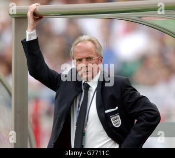 L'Angleterre v Brésil - Angleterre entraîneur Sven-Goran Eriksson Banque D'Images