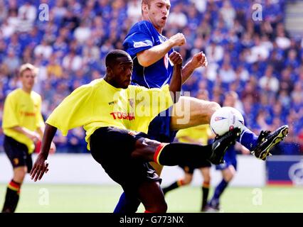 Watford v Leicester City Banque D'Images