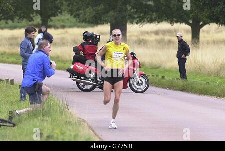 Paula Radcliffe - Dames Nike 10km course Banque D'Images