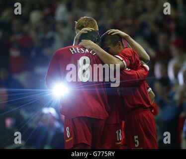 Football - Ligue des Champions - Groupe F - Liverpool v FC Bâle - stade d'Anfield, Liverpool Banque D'Images