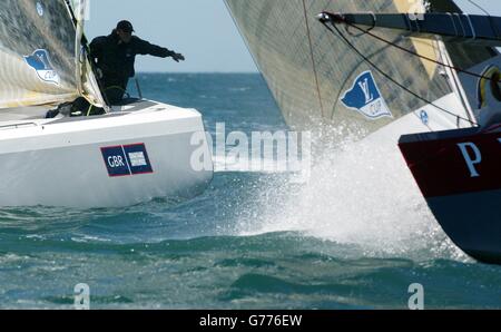 David Lungu mat - America's Cup Banque D'Images