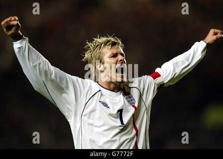 Soccer - Championnat d'Europe 2004 - qualification - l'Angleterre contre la Macédoine Banque D'Images