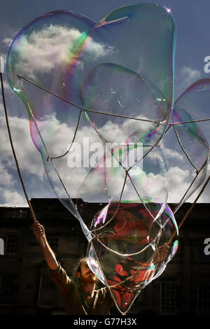 Edinburgh Fringe Festival 2014 Banque D'Images