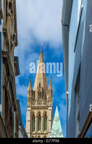 La cathédrale de la Bienheureuse Vierge Marie, Truro est une cathédrale anglicane située dans la ville de Truro, Cornwall, England, United Banque D'Images