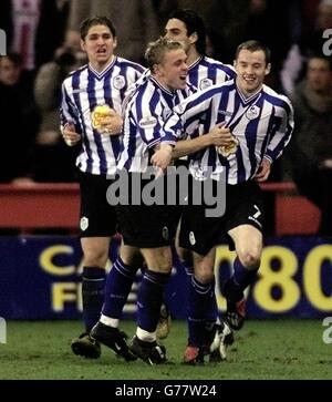 Sheffield Utd v Sheffield Mercredi Banque D'Images